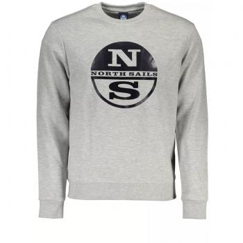 North Sails Gray Cotton Sweater - XL