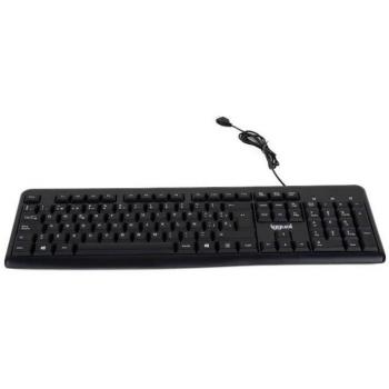 Teclado Iggual CK-BASIC2-105T Estándar USB Negro