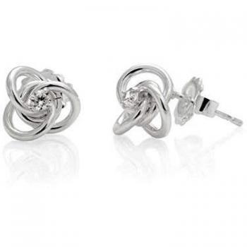 VIDAL & VIDAL Pendientes Plata nudo ciconita