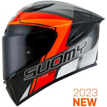 Suomy Casco Integral TX-Pro Glam Naranja - Casco integral de moto, diseño glamuroso en color naranja, homologado, con ventilación optimizada, interior desmontable y lavable, visera resistente a rayones