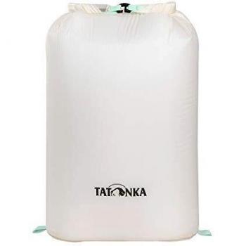 Tatonka Bolsa Estanca Sqzy 15L Gris - Bolsa estanca de 15 litros, color gris, fabricada en material resistente al agua, con cierre enrollable para asegurar la impermeabilidad y asas para facilitar el transporte