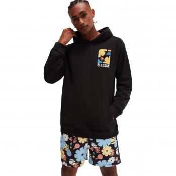 Ellesse Tepsoni Men's Hoodie - Washed Black, Synthetic Fabric