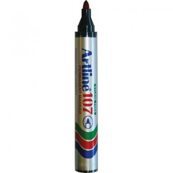 Rotulador Artline marcador permanente 107 verde punta redonda EK-107