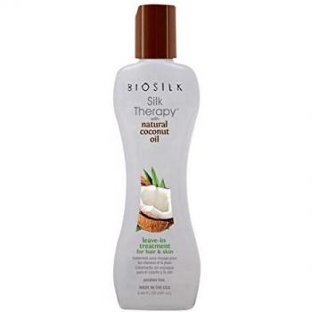 Biosilk Silk Therapy Leave-In Treatment with Organic Coconut Oil - 167ML (5.64 oz)
