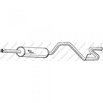 Bosal 287-357 End Silencer