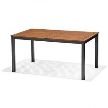 Mesa de Jardín Chillvert Ibis Madera y Aluminio 150x90x74 cm