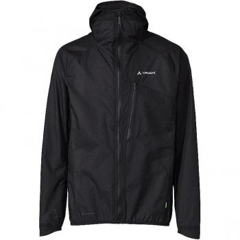 VAUDE Men's Scopi 2.5L Lightweight Waterproof Hoodie Jacket - Black Size S