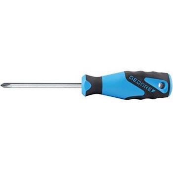 Destornillador GEDORE 2160 PH2 L150 - Destornillador Phillips tamaño 2, longitud de 150 mm, mango ergonómico, acero al cromo-vanadio, punta magnética