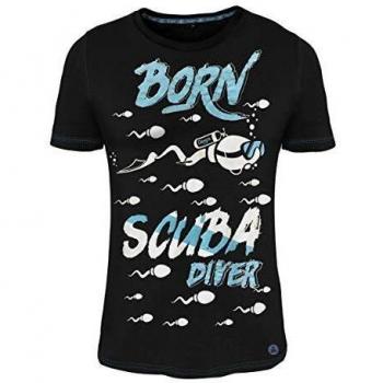 Camiseta De Manga Corta Deeps Gear Born Scuba Diver