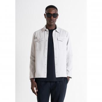 Antony Morato Gray Cotton Light Jacket for Men - 3XL Autumn/Winter Collection