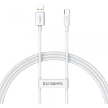 Cable Baseus Tipo C Superior Series 65W USB-A a USB-C 1m Blanco