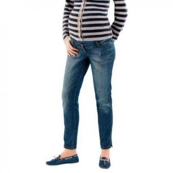 Christoff - Pantalón premamá Skinny/Slim fit para Mujer, Talla 44, Color Azul
