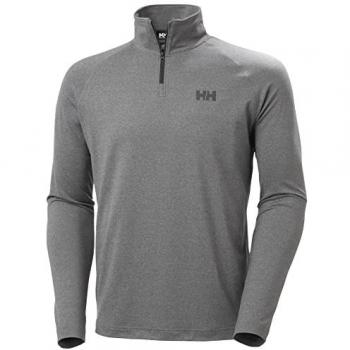 Helly Hansen Verglas Men's Lightweight Half Zip Fleece Sweater - Dark Grey