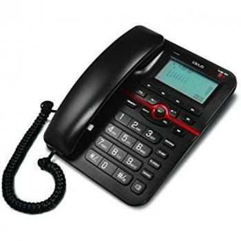 Ideus ITCAB300- Teléfono Fijo con Cable Negro