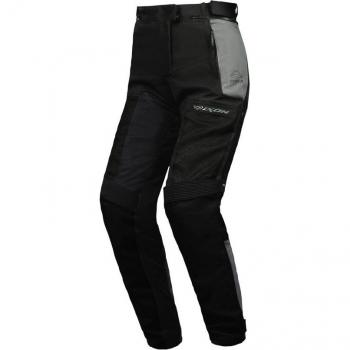 Ixon Pantalones de Moto M-NJORD Tactic Verde-Negro-Amarillo, pantalones textiles para motocicleta, diseño táctico, color verde-negro-amariilo