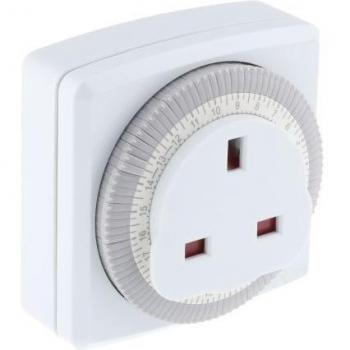 Temporizador Compacto de Segmentos Timeguard TG24, 24 horas, Enchufe BS1363, 230 V AC