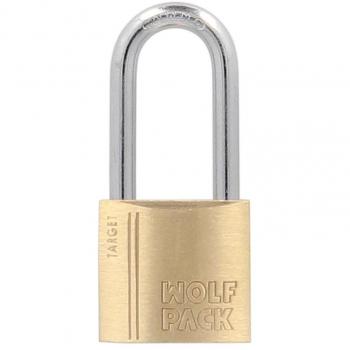 Candado de Seguridad Arco Largo 60mm Latón Endurecido