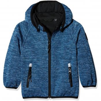 NAME IT Nitbeta Knit Softshell Jacket de Mz B Fo, Chaqueta para Bebés, Azul