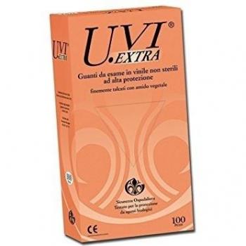 GUANTI VINILE UVI EXTRA Pz.100 M