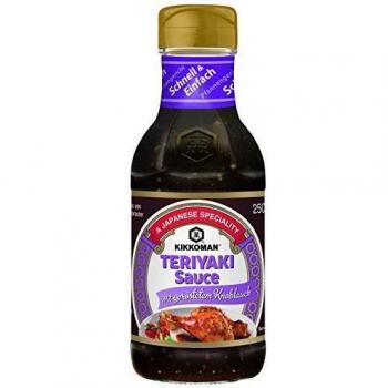 Salsa Teriyaki con Ajo Tostado Kikkoman 250 ml
