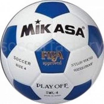 MIKASA SWL-4 - Balón de fútbol, Color Blanco/Azul, Talla 4