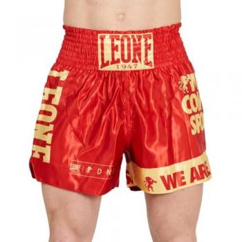 Shorts de Boxeo Tailandés Leone1947 DNA Rojo L Hombre