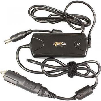 Adaptador de Corriente para Coche 90W - Negro