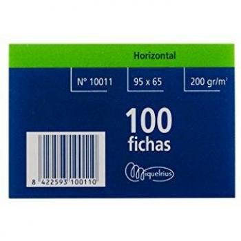 Miquel Rius Número 1 - Fichas rayadas, 100 unidades, 65 x 95 mm