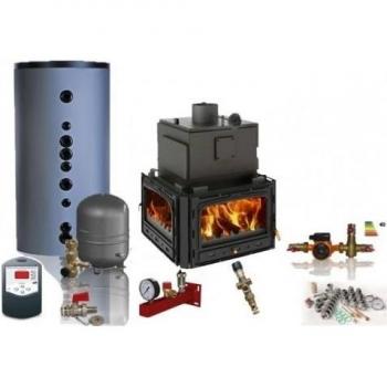 Chimenea de esquina wasserführend prity 2 C W28 