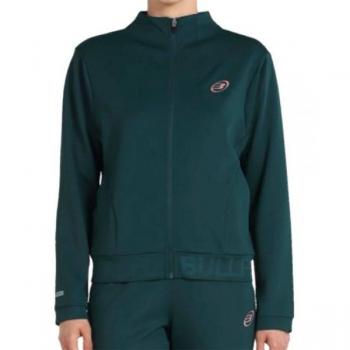 Sudadera Bullpadel Icaco G Mujer con Cremallera Verde