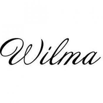 Wilma - nombre de niña o Boy nombre habitación nombre pared cita Arte Vinilo Adhesivo
