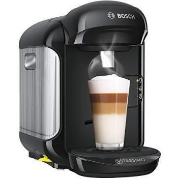 Bosch Tassimo Vivy 2 Cafetera cápsulas, 1300 W, 0.7 litros, Aluminio, Negro