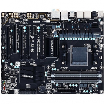 Gigabyte GA-990FXA-UD3 - Placa Base ATX con Socket AM3+, 4 Ranuras DDR3, 6 SATA, 2 eSATA, 10 USB y Audio HD