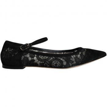 Black Lace Bellucci Ballerina Flats - EU36/US5.5