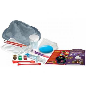 Juego de Ciencia Clementoni Volcanic Experiences - Kit educativo de experimentos científicos, incluye materiales para crear erupciones volcánicas, manual ilustrado con instrucciones paso a paso, adecuado para niños a partir de 8 años, fomenta el
