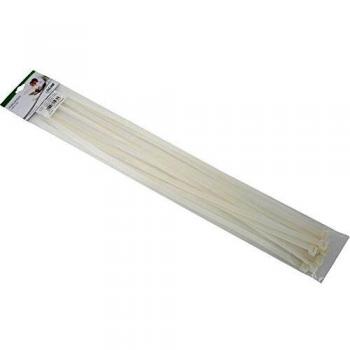 Bridas para cables InLine®, longitud 900 mm, ancho 12 mm, color blanco, paquete de 10 piezas