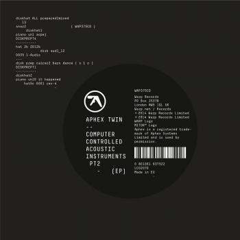 Computer Controlled Acoustic Instruments pt2 EP VINYL