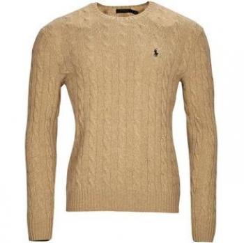 Polo Ralph Lauren Men's Camel Cashmere Blend Round Neck Pullover Sweater Size L