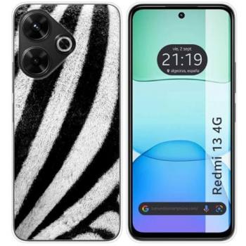 Funda de Silicona Animal 02 para Xiaomi Redmi 13 4G con Diseño Creativo