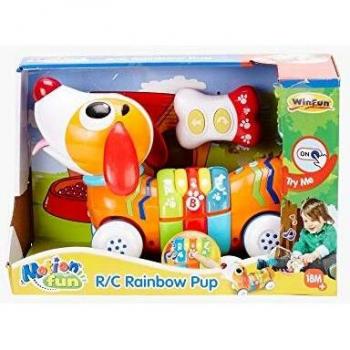 winfun- Muñeco con Actividades y Control Remoto, Color Naranja