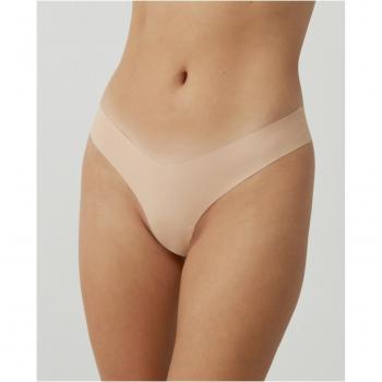 Tanga Etna - Cream - S, Tanga invisible de microfibra con mínimo de costuras