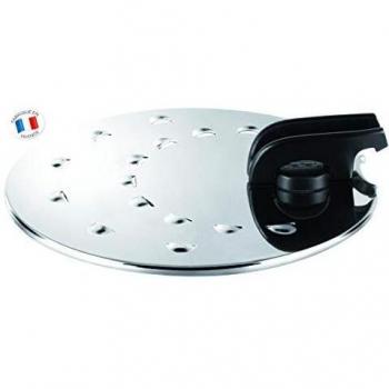 Tefal L9939822 Tapa ajustable de acero inoxidable, diámetro 30 cm, acero inoxidable, plata