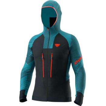 Chaqueta Dynafit Mezzalama Race 4 con capucha, color azul y naranja, talla S