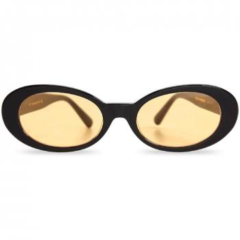 Messy Weekend KURT Black Yellow Women's Sunglasses Standard Size