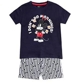 Pijama Disney Manga Corta Best Sleep Ever Marino para Niños
