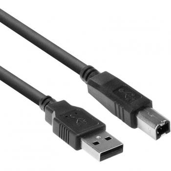 Cable USB 2.0 A macho - B macho de 3 metros