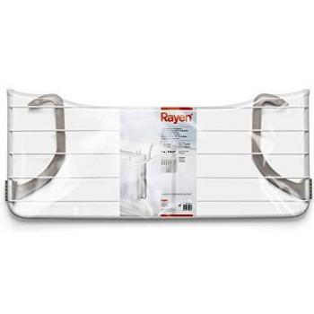 Rayen | Tendedero para Balcones | 5 m de Superficie de tendido | Tendedero para pequeñas coladas | para Interior y Exterior | Dimensiones: 81 x 37,5 x 15 cm | Color Blanco Y Gris