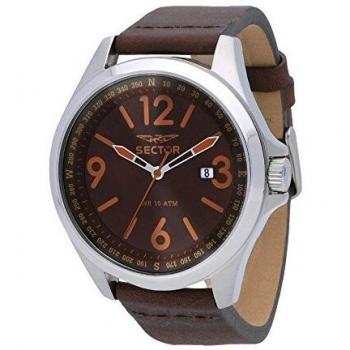 Sector Men's Analogue Quartz Watch with Leather Strap R3251180016