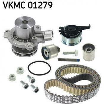 SKF Kit de Bomba de Agua y Correa de Distribución VKMC 01279 para SEAT Leon, Arona y VOLKSWAGEN Golf, Transporter, T-Cross, Crafter y AUDI A3, Q2
