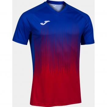 Joma Tiger IV Short Sleeve Men's T-Shirt Red Royal